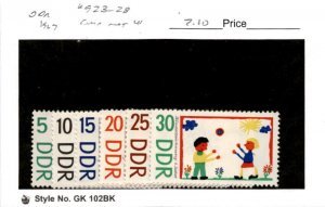 Germany - DDR, Postage Stamp, #923-928 Mint LH, 1967 Children Art (AD)