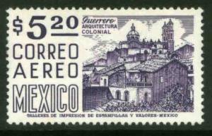 MEXICO C449, $5.20 1950 Def 8th Issue Fosforescent coated. MINT, NH. F-VF.