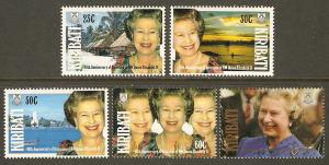 Kiribati #582-6 NH 40th Annv QEII