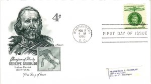 #1168 Giuseppe Garibaldi   - Artmaster Cachet MS18