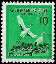 SOUTH KOREA   #1090 USED (4)