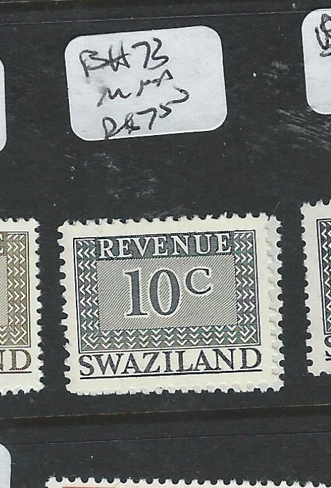 SWAZILAND (P1907B) MODERN REVENUES 10C  BH73  MNH