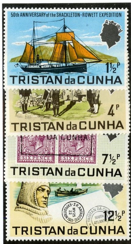 TRISTAN DA CUNHA 153-6 MH SCV $4.45 BIN $2.00