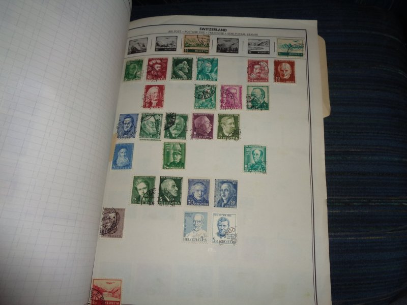 SWITZERLAND COLLECTION ON ALBUM PAGES, MINT/USED