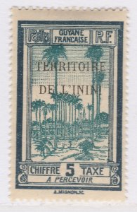 1932-41 French Colony Inini Postage Due 5cMH* Stamp A22P17F8844-