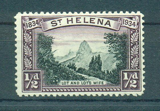 St. Helena sc# 101 (2) mh cat value $1.25