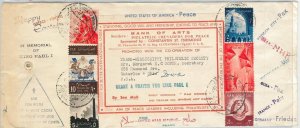 61161 - EEGYPT - POSTAL HISTORY - STRANGE cover with BAPTISM CERTIFICATE!! 1964-