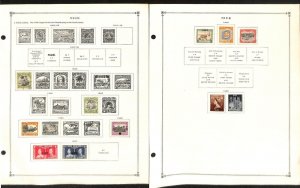 Niue Stamp Collection on 20 Scott International Pages, 1902-1984