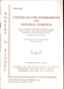 United States Possessions and General Foreign: Important ...