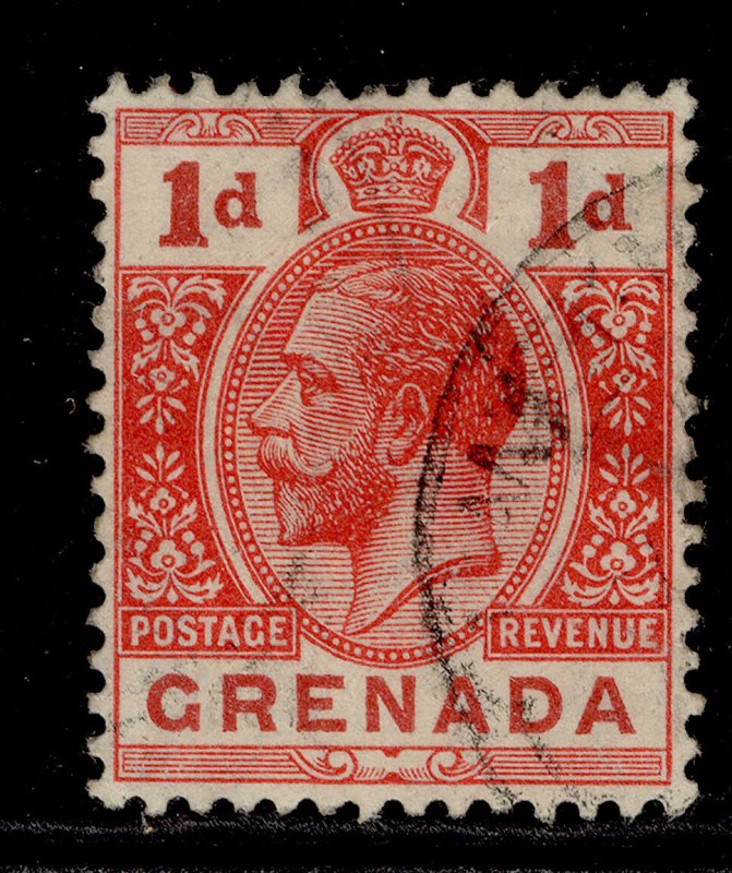 GRENADA GV SG92, 1d scarlet, FINE USED.