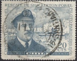 Chile 361 (used) 20c Capt. Luis Pardo, Antarctica (1967)