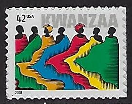 Catalog # 4373 Single Stamp Kwanza Black Heritage Celebration