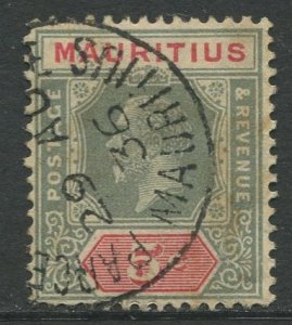 STAMP STATION PERTH Mauritius #184 KGV Definitive Issue FU Wmk 4 Type II 1922-34