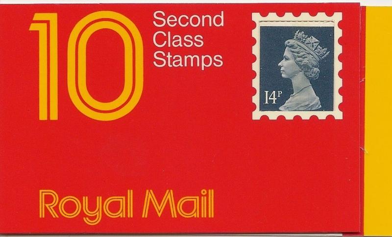 GB 1988 14p Window Booklet GK2 'Q' c£18