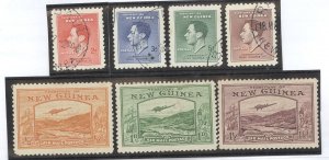 New Guinea #48-51/C46-C48 Used Single