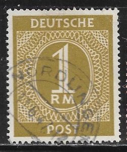 Germany 556: 1m Numeral, used, F-VF