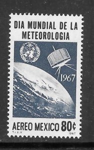 Mexico #C323 MNH Single Tiros Satellite, Meteorological Day (((Stock Photo)))