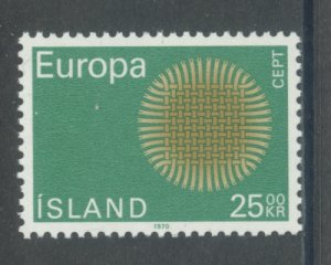 Iceland 421  MNH (7)