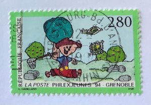 France 1994 Scott 2418 used - 2.80fr,  PHILEXJEUNES '94. Grenoble