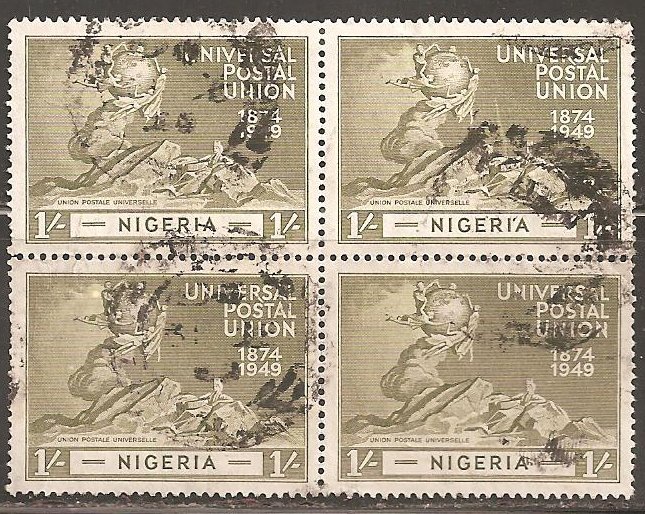 Nigeria  SC  78  Used. Block of 4