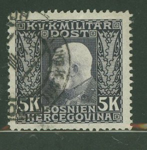 Bosnia & Herzegovina (1879-1918) #84 Used Single