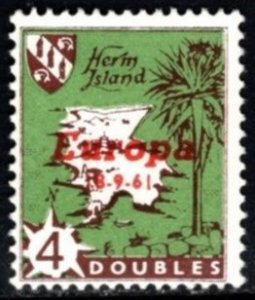 1961 Cinderella Herm Island Europa Overprints Set/6 MNH