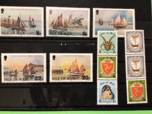 Isle of Man mint never hinged stamps Ref 58823