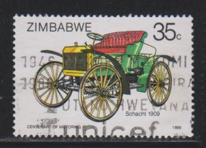 Zimbabwe,  35c Schacht, 1909 (SC# 539) Used