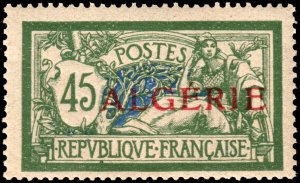 Algeria #20  MNH - Stamp of France Overprinted ALGERIE (1924)