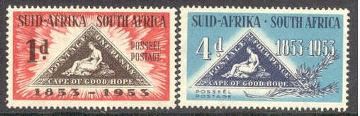 South Africa # 193-94 Cape of Good Hope Stamps  (2) Unused VLH