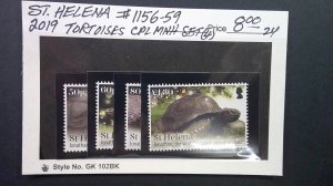 St. Helena 2019 Tortoises Scott# 1156-1159 complete MNH VF-XF set of 4