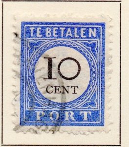 Netherlands 1894-1905 Early Postage Due Issue Fine Used 10c. 149298