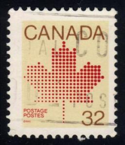 Canada #924 Maple Leaf, used (0.25)