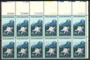 US Stamp #1711 MNH - Colorado Statehood Plate Block of 12