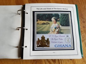 3 Albums Souvenir Sheets; Danna, Queen Elizabeth, Prince Charles and More