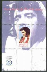 SOMALILAND - 1999 - 20th C Greats, Elvis - Perf Min Sheet-M N H-Private Issue