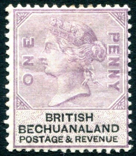 BECHUANALAND-1888 1d Lilac & Black Sg 10 MOUNTED MINT  V23099