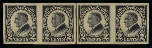 *611 LINE STRIP OF 4, VERY FINE