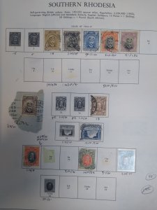 collection on pages Southern Rhodesia GT: CV $167