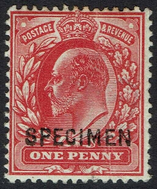 GREAT BRITAIN 1902 KEVII 1D SPECIMEN MNH **