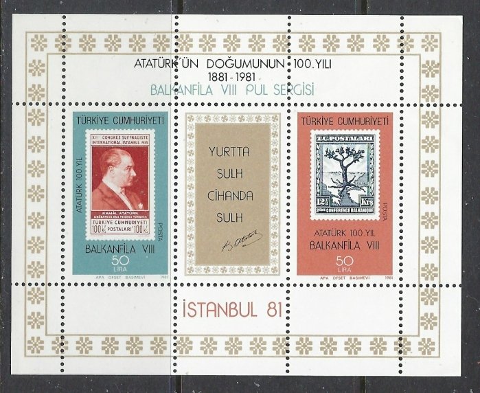 Turkey 2195 MNH 1981 Block of 4 (ap7278)