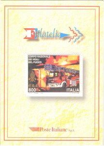 1999 Italy - Republic, Folder - Fire Department #2, MNH**