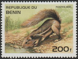 Benin #778 1995 200f Squirrel MNH-XF.