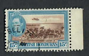 British Honduras #121 used single