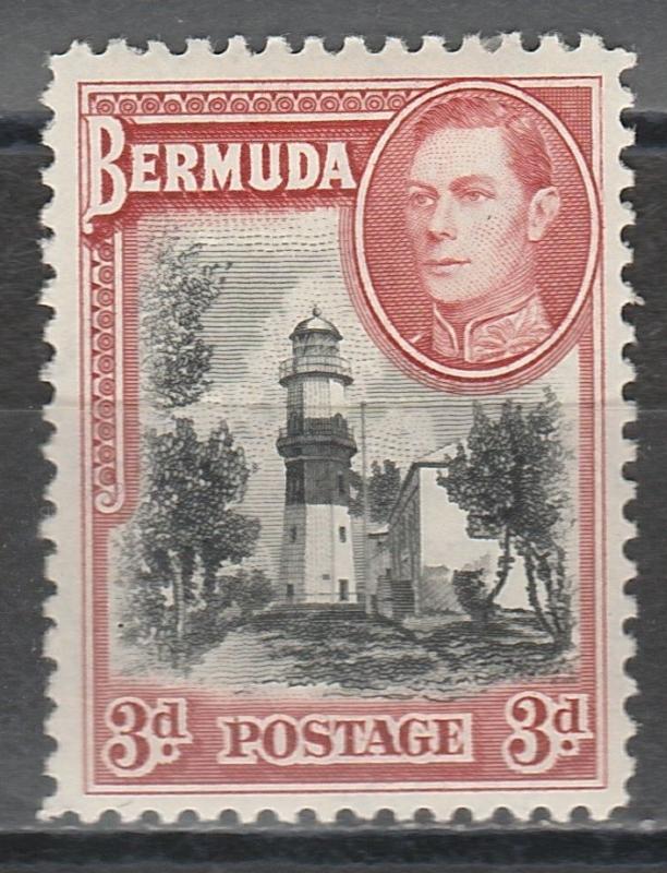 BERMUDA 1938 KGVI LIGHTHOUSE 3D