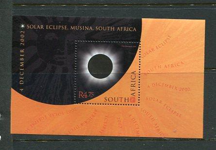 South Africa 2002 Souvenir Sheets MNH Solar Eclipse MNH 5610