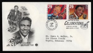 #2725-2726 29c Rock N Roll, Art Craft-PCS FDC **ANY 5=FREE SHIPPING**