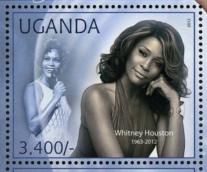 Whitney Houston Stamp Tribute American Singer Music Celebrity S/S MNH #2859-2862