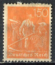 Germany; 1922: Sc. # 175: Mint Gumless Single Stamp