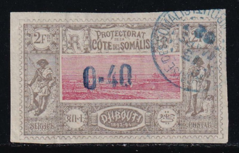 Somali Coast 1902 SC 26 Used ROUMET SIGNED 